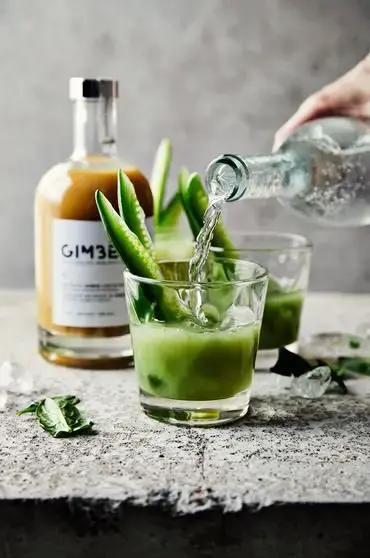 Green spritz au gingembre par Gimber